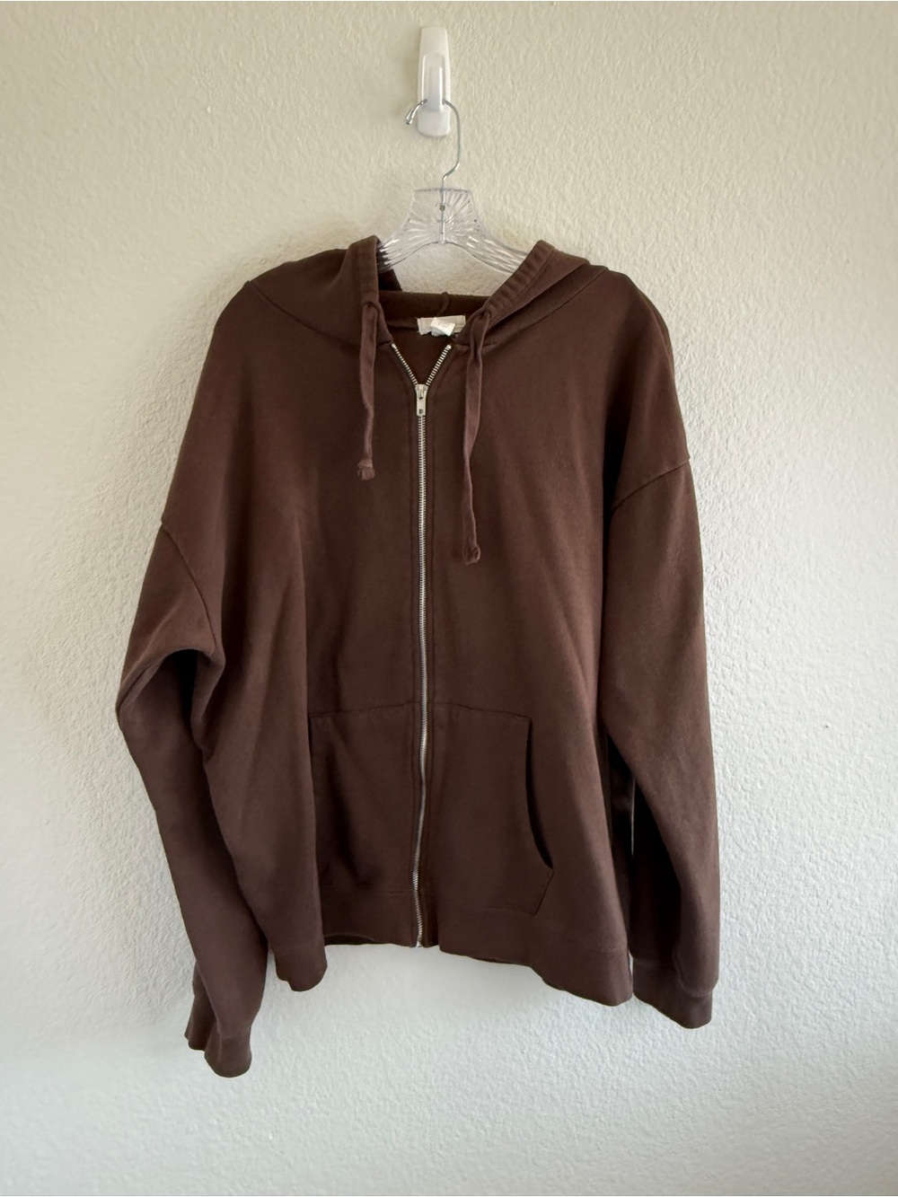 Full Tilt Chocolate Brown Full-Zip Hoodie with Hood